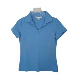 Nike Dri-FIT Women's Golf Polo Shirt Blue Short Sleeve XS/TP
